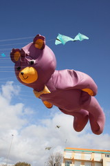 Obraz premium Ours cerf volant