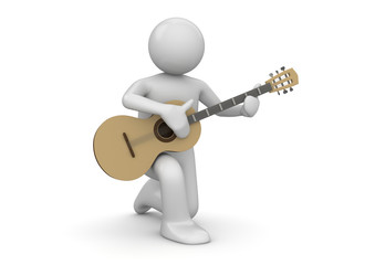 Street guitarist