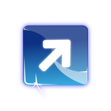 Picto fleche haut droite - Icon arrow