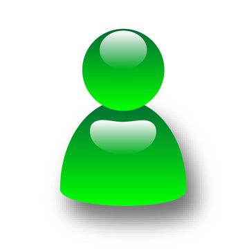 icona utente verde