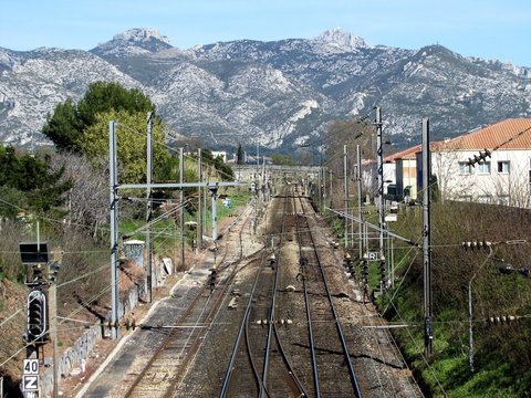 Aubagne - Ligne Marseille-Toulon et Massif de la Sainte Baume