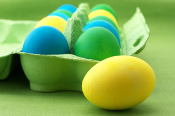 Colorful Easter eggs