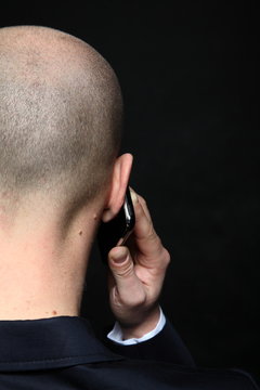on phone