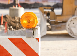 Fototapeta premium roadside construction