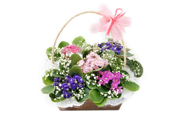 classy flower basket