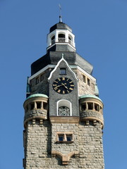 Obraz premium Turmspitze Historisches Rathaus Remscheid