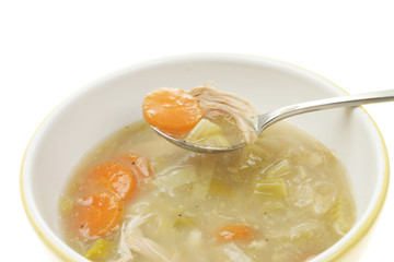 Chicken and vegetable soup