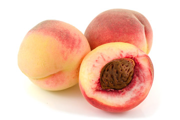 Ripe, juicy peaches.