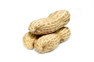 Three piece of peanuts stack together