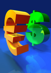 Euro zu Dollar