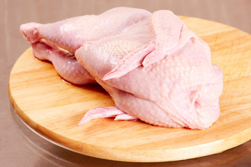 Raw chicken