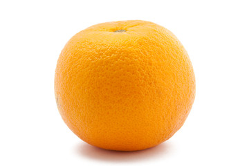 Ripe oranges isolated on white background