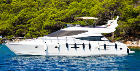 Luxury yacht