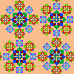 seamless geometric shapes texture