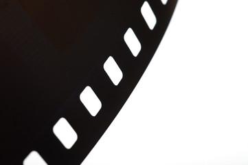 Obraz premium Film on a white background