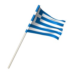 griechenland fahne - obrazy, fototapety, plakaty