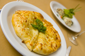 Caucasian kitchen dough - khachapuri