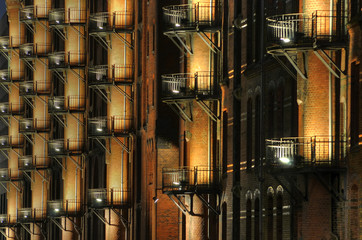Hamburg Speicherstadt Nachtaufnahme