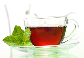 Tea with mint