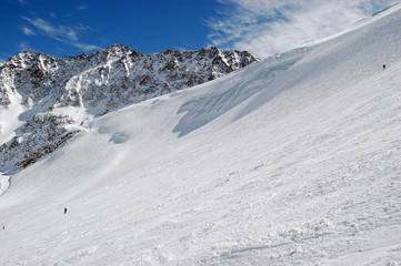 Obraz premium Slope of the glacier