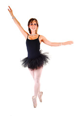 Beautiful young girl dancing ballet. © 80Feierabend