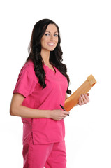 Nurse in scrubs
