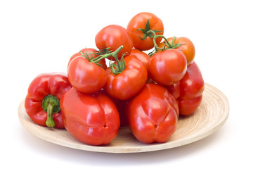 tomatoes and pepper