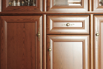 Fototapeta premium brown cupboard