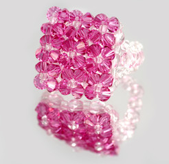 Obraz premium pink ring 4