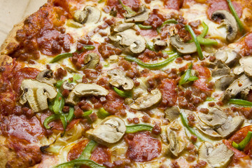 Delicious italian pizza