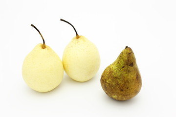 Pears beautiful and ugly