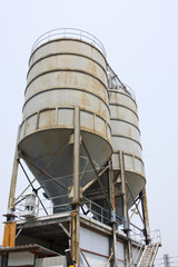 It is an oil industry equipment installation,