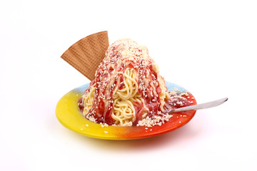 Spaghetti Eis