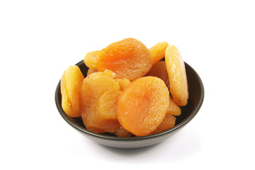 Dried Apricots in a Bowl