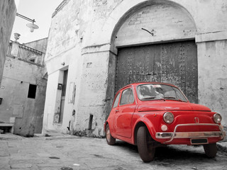 Red Classic Car.