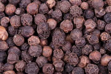 Black pepper balls texture