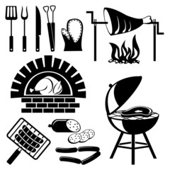 barbecue icons
