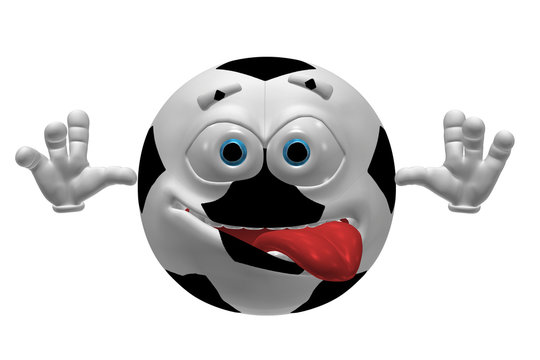 soccerball tongue