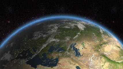 Fototapeta na wymiar Planet earth (mega-Res over 6.000px)
