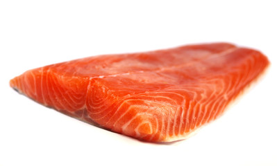 fresh salmon steak