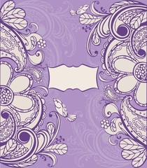 vintage floral background