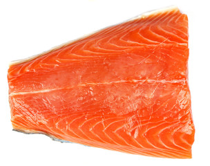 fresh salmon steak