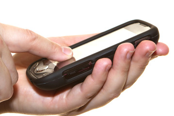 honds on touch screen phone