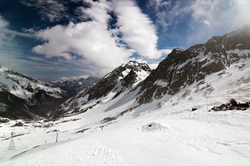 Fototapeta na wymiar Glacier Stubai