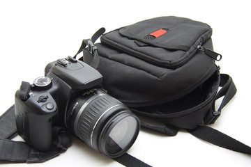 Tasche mit Kamera