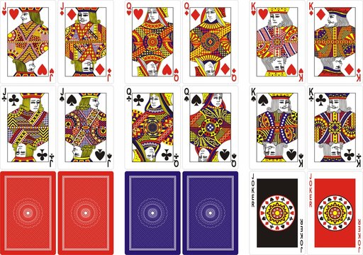 playing cards jack queen king