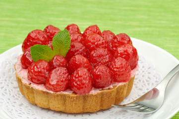 Raspberry tart