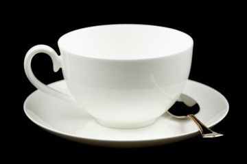 white cup