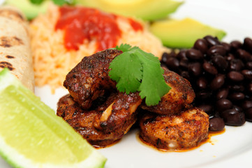 Spicy Shrimp Closeup