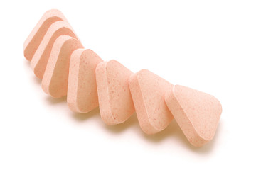 triangular shape vitamin tablets